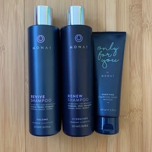 Monat Shampoo and Charcoal Masque